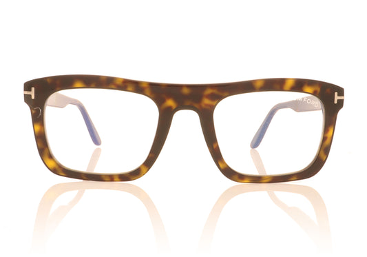 Tom Ford TF5757 052 Tortoise Glasses - Front