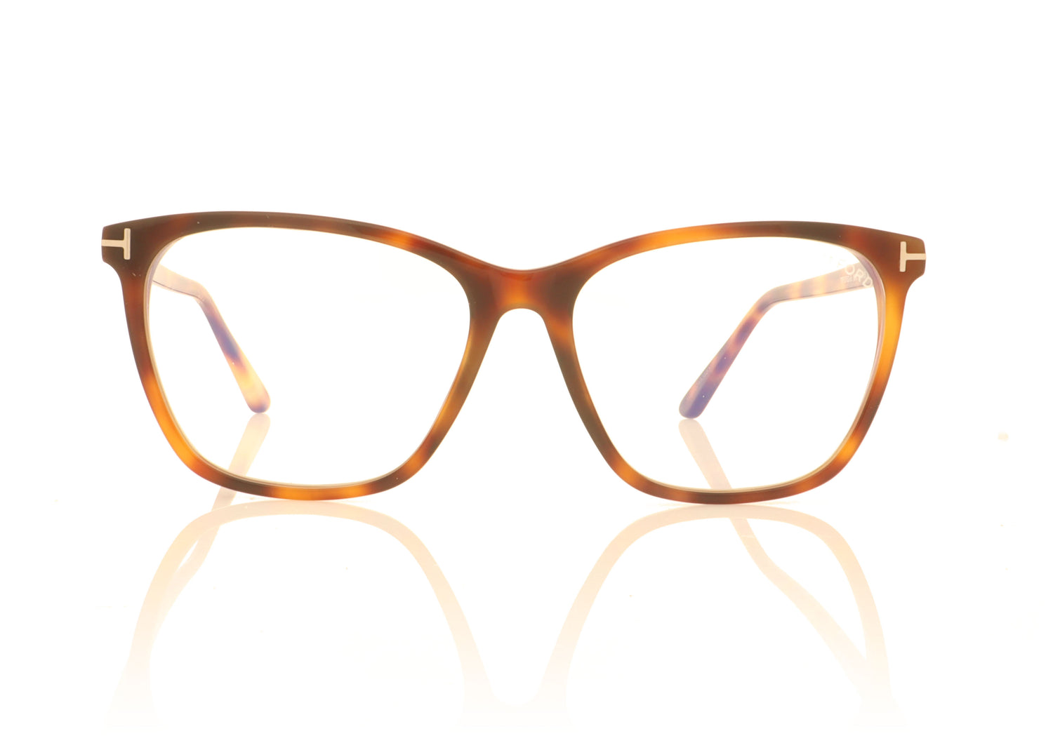 Tom Ford TF5762-B 053 Tortoise Glasses - Front