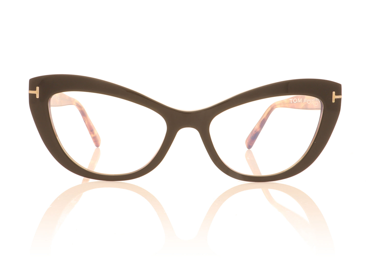 Tom Ford TF5765 005 Tortoise Glasses - Front