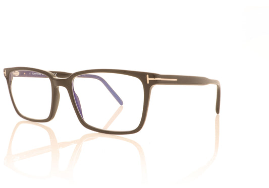 Tom Ford TF5802 001 Black Glasses - Angle