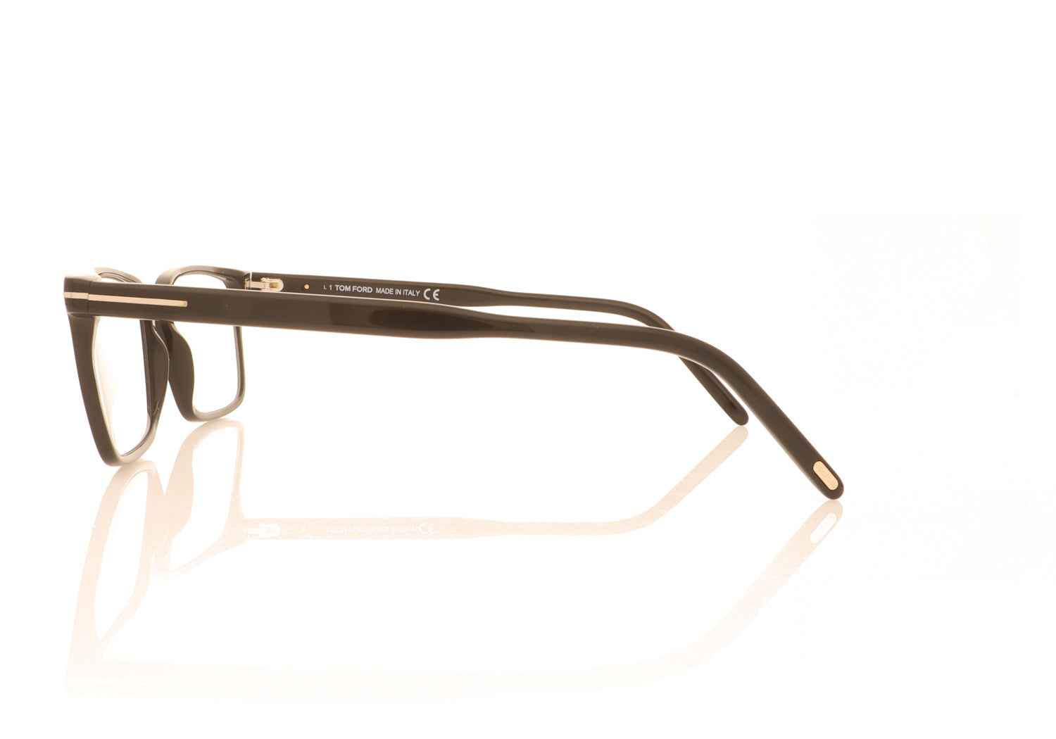 Tom Ford TF5802 001 Black Glasses - Side