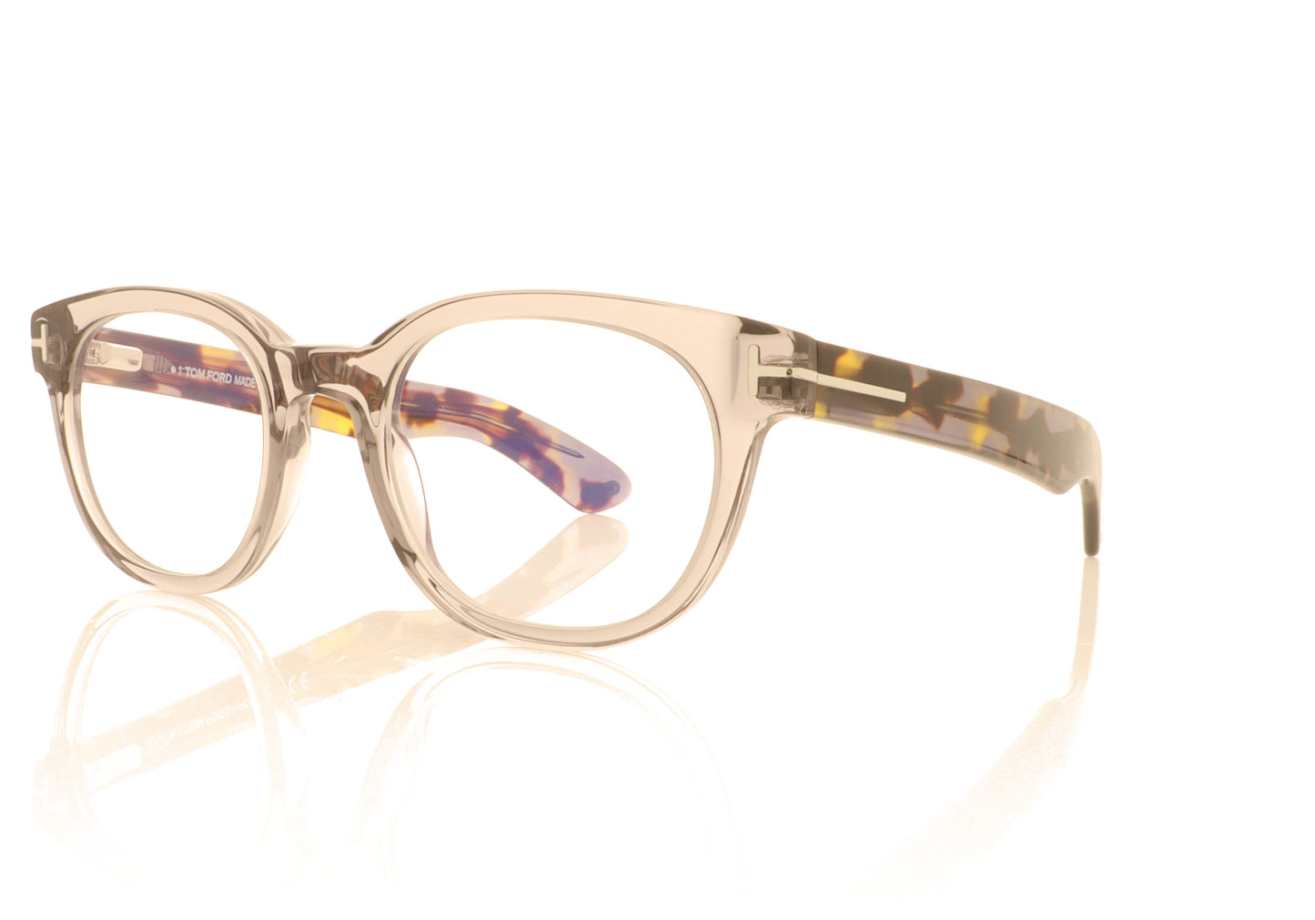 Tom Ford TF5807 020 Grey Glasses - Angle