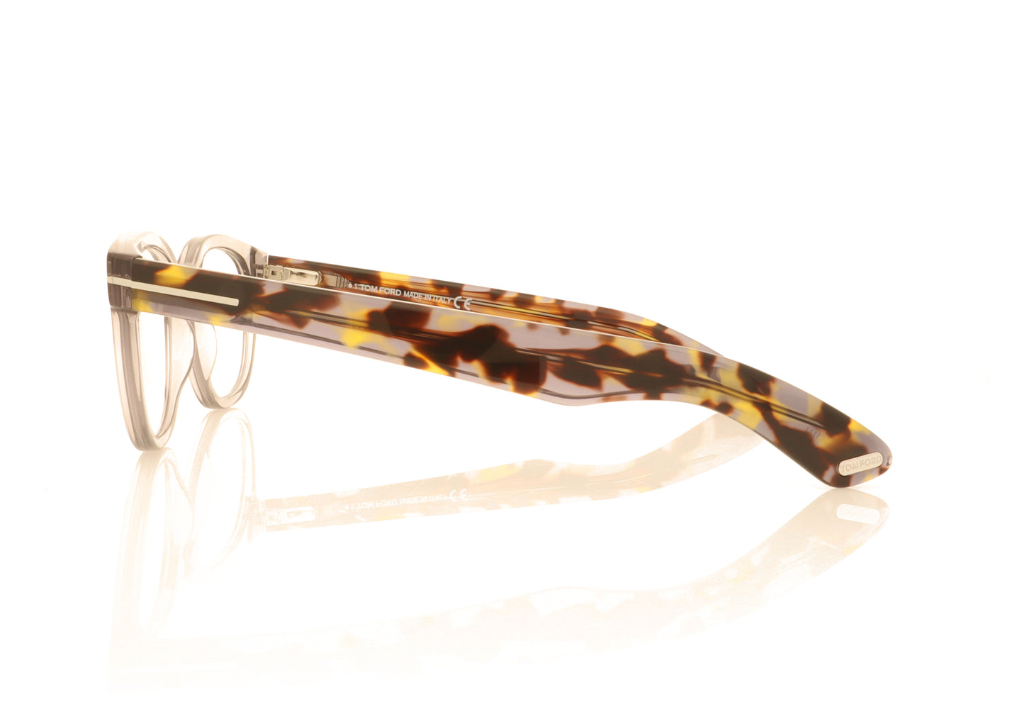 Tom Ford TF5807 020 Grey Glasses - Side