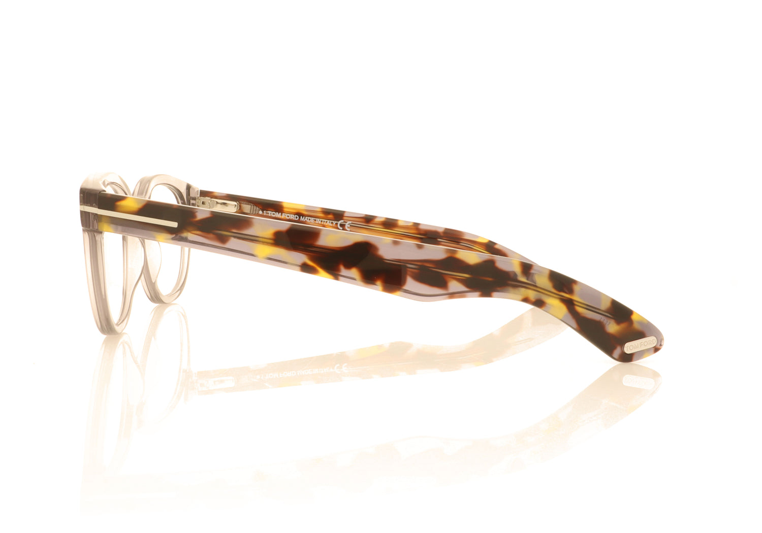 Tom Ford TF5807 020 Grey Glasses - Side