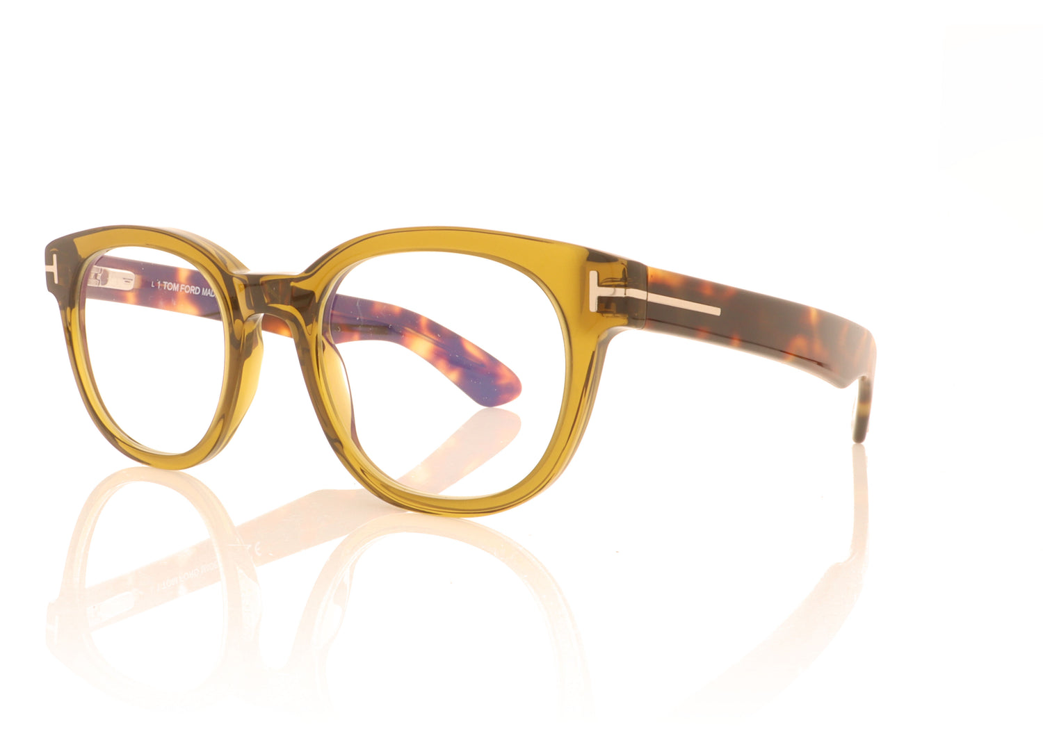 Tom Ford TF5807 096 Green Glasses - Angle