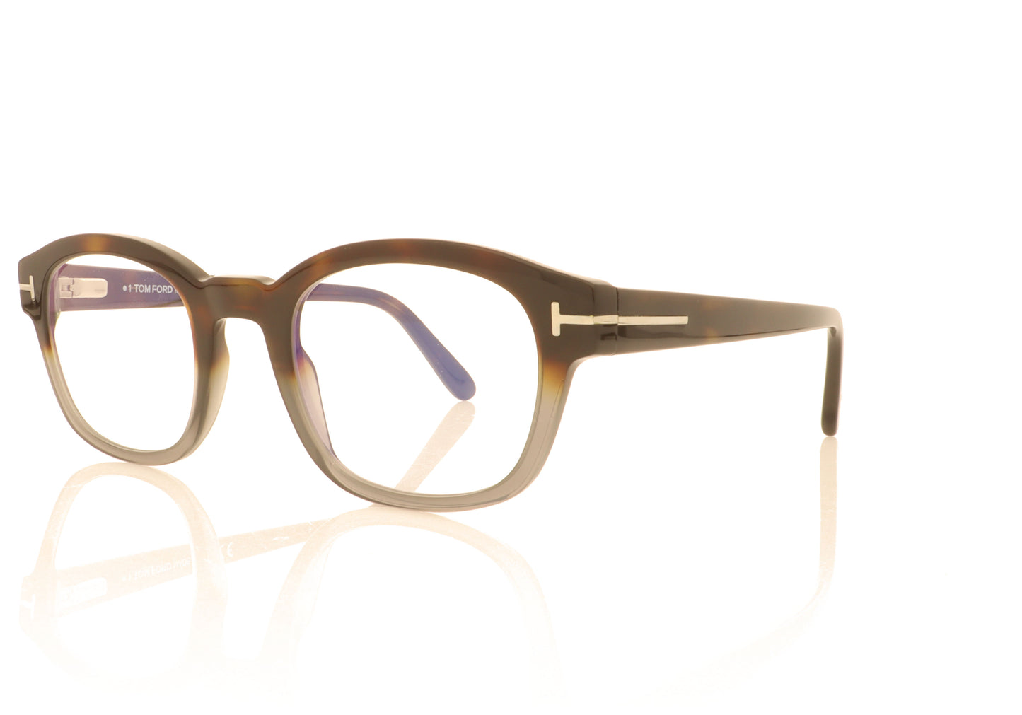 Tom Ford TF5808-B 055 Havana Glasses - Angle