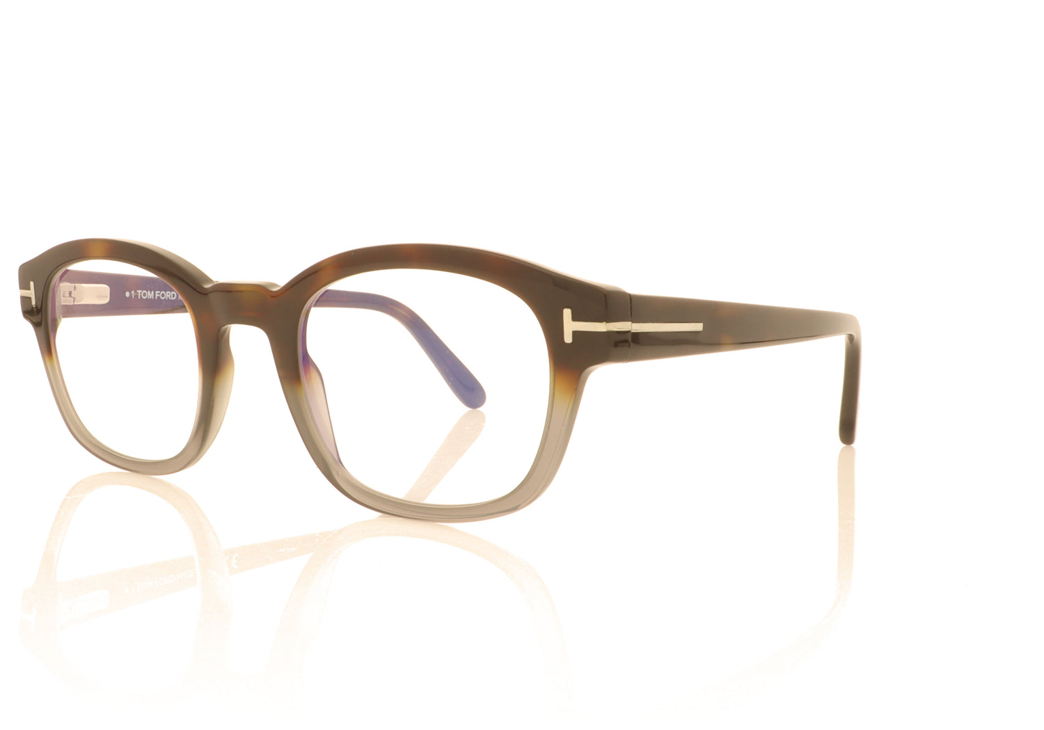 Tom Ford TF5808-B 055 Havana Glasses - Angle