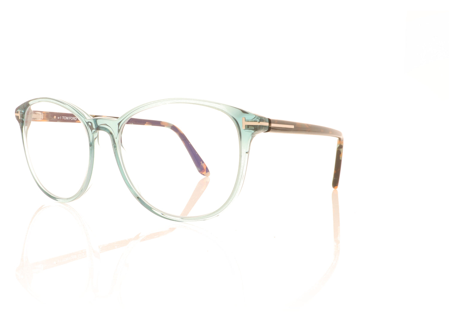 Tom Ford TF5810-B 087 Green Glasses - Angle