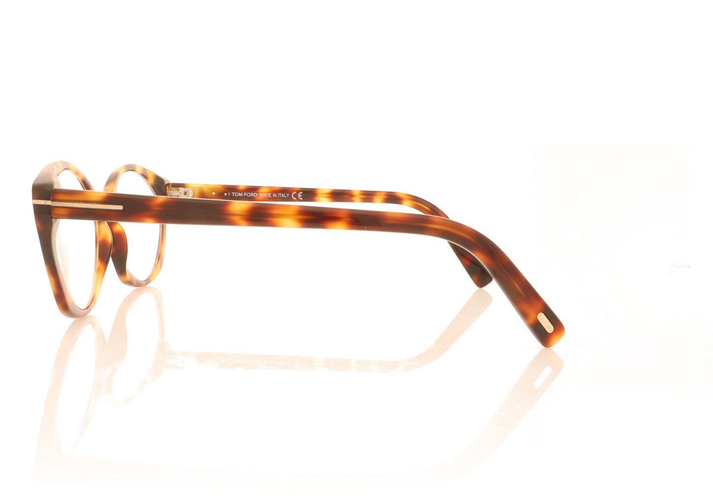 Tom Ford TF5811-B 053 Havana Glasses - Side