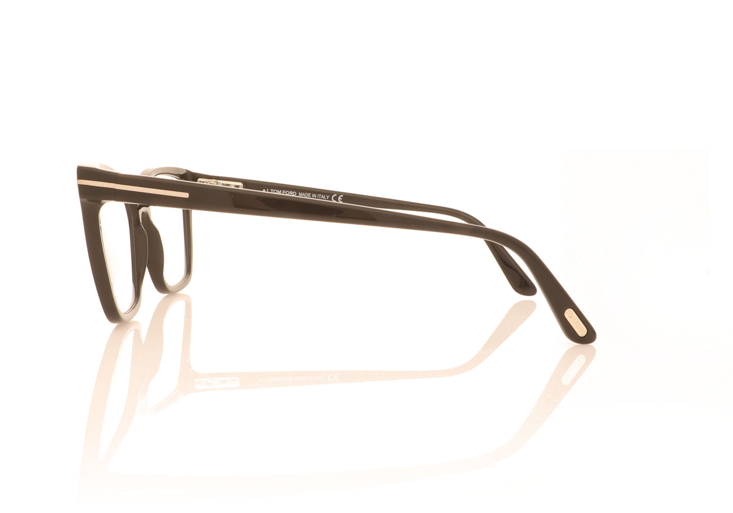 Tom Ford TF5812-B 001 Black Glasses - Side