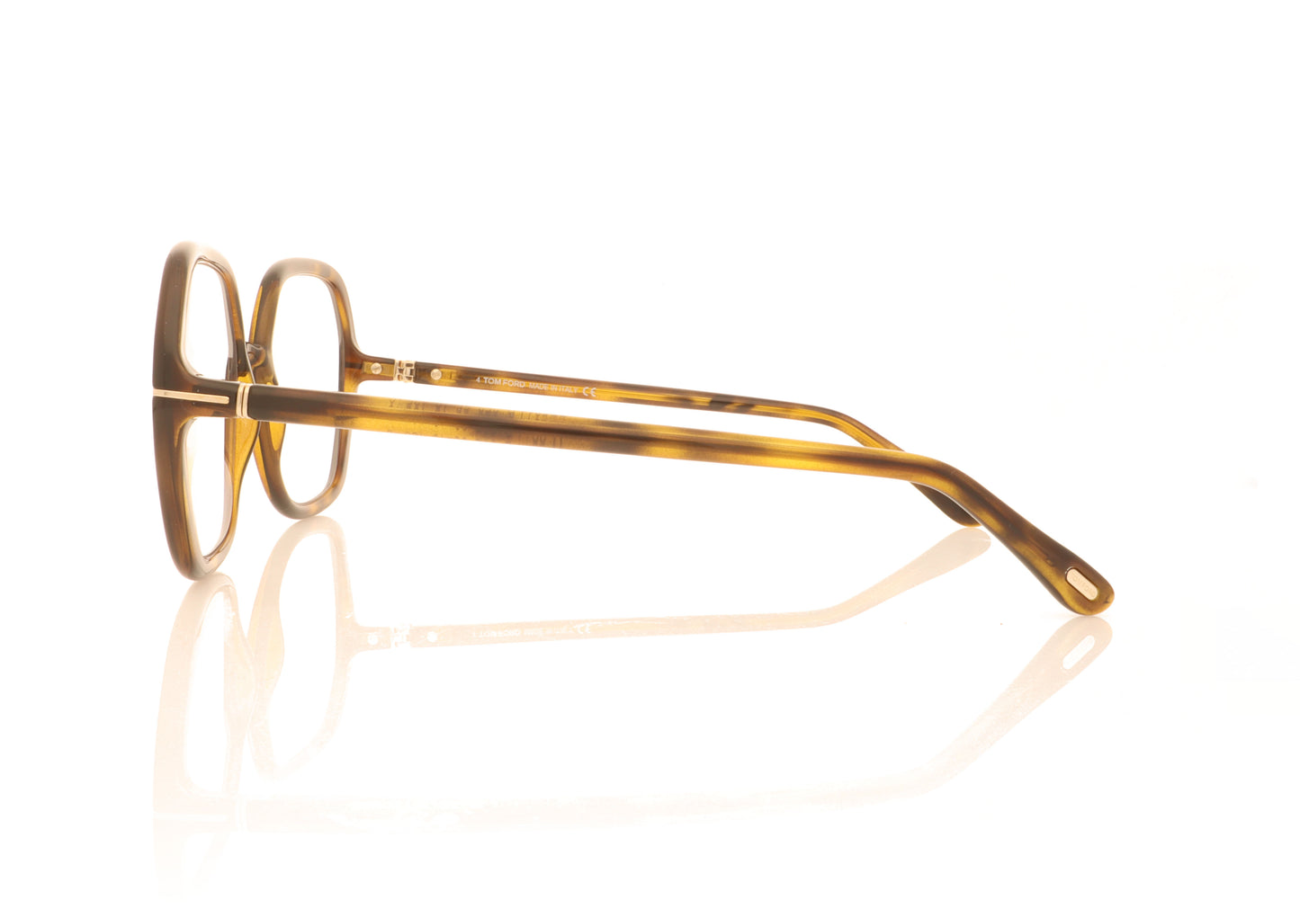 Tom Ford TF5814-B 052 Tortoise Glasses - Side