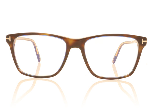 Tom Ford TF5817-B 055 Havana Glasses - Front