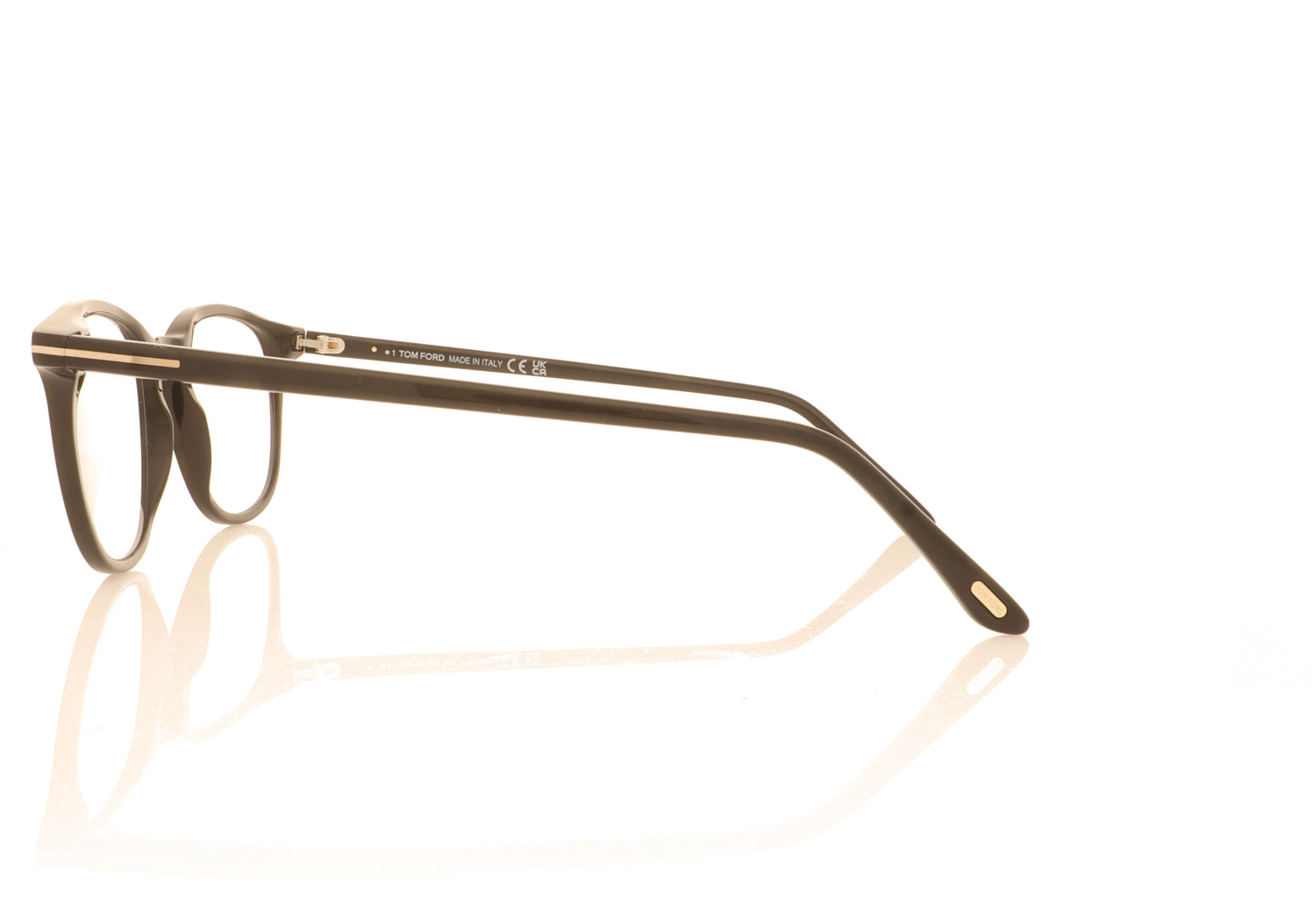 Tom Ford TF5832 001 Black Glasses - Side