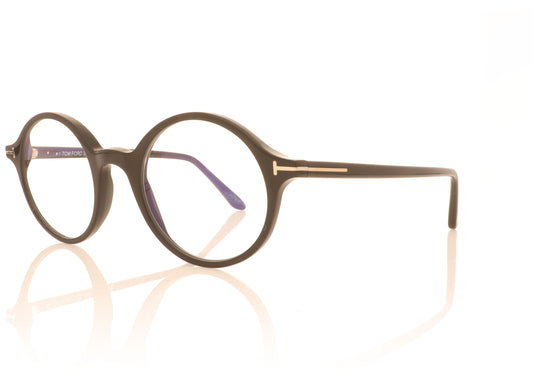 Tom Ford FT5834-B/V 001 Black Glasses - Angle