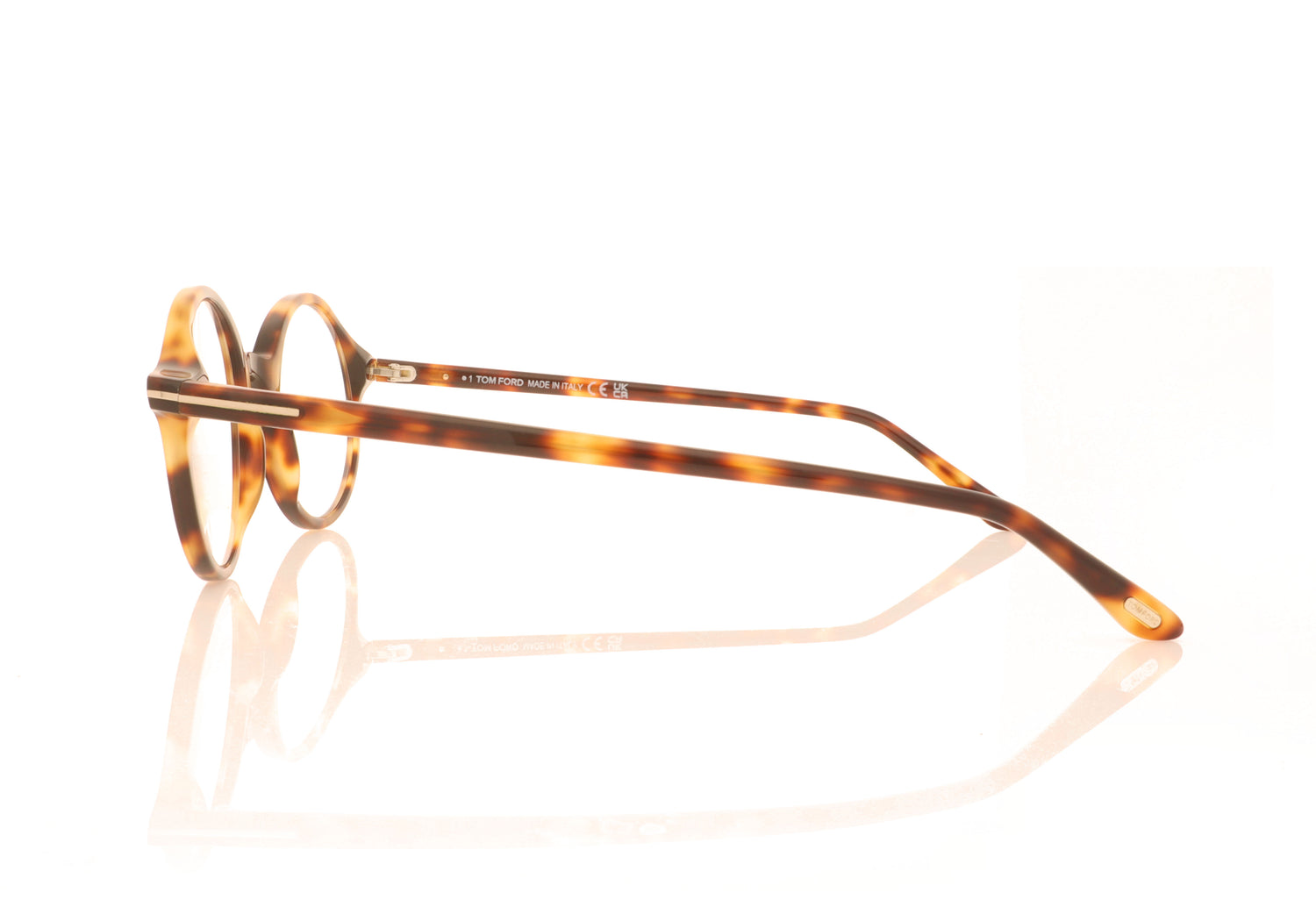 Tom Ford FT5834-B/V 053 Tortoise Glasses - Side