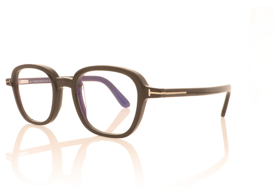 Tom Ford TF5837 001 Black Glasses - Angle