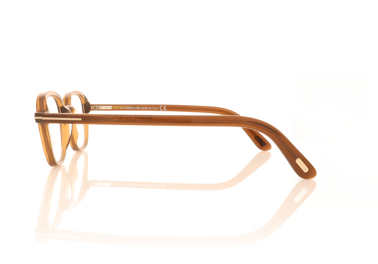 Tom Ford TF5837 048 Brown Glasses - Side
