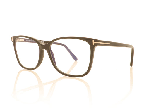 Tom Ford TF5842 001 Black Glasses - Angle