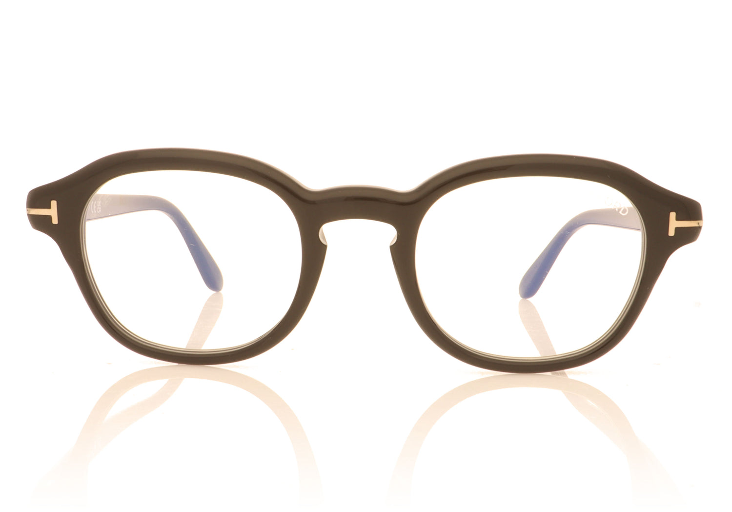 Tom Ford FT5871 001 Black Glasses - Front