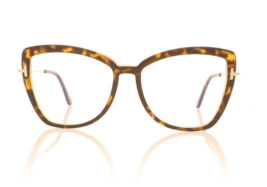 Tom Ford FT5882 056 Tortoise Glasses - Front