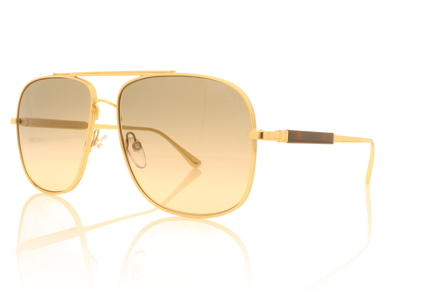 Tom Ford TF669 Jude 30B Gold Sunglasses - Angle