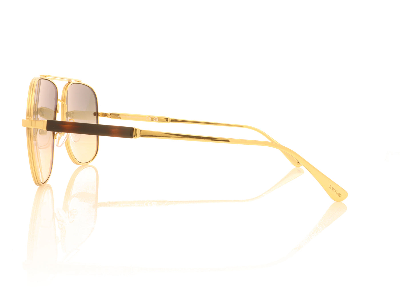 Tom Ford TF669 Jude 30B Gold Sunglasses - Side