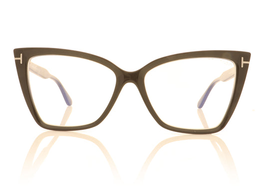 Tom Ford TF5844 001 Black Glasses - Front