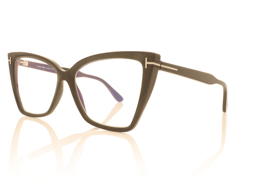 Tom Ford TF5844 001 Black Glasses - Angle