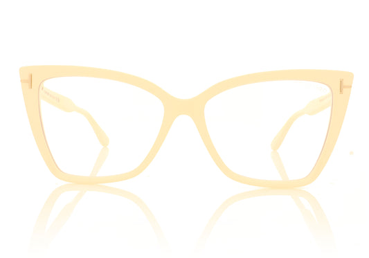 Tom Ford TF5844 025 Cream Glasses - Front