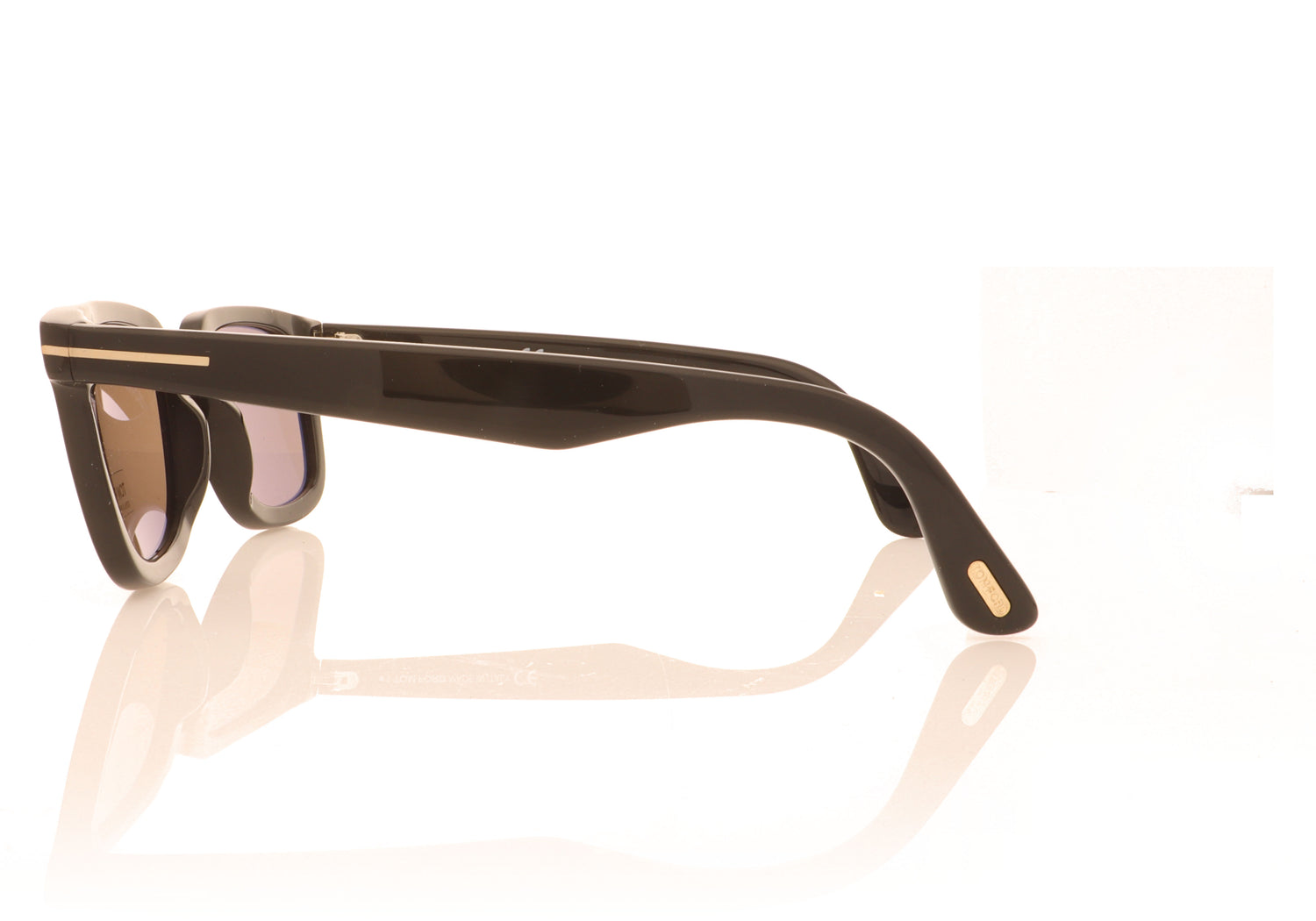 Tom Ford FT0817/S TF0817 01E Black Sunglasses - Side