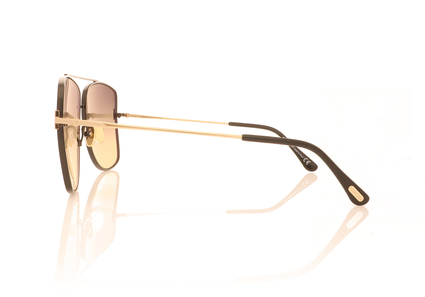 Tom Ford FT0838/S TF0838 01B Black Sunglasses - Side