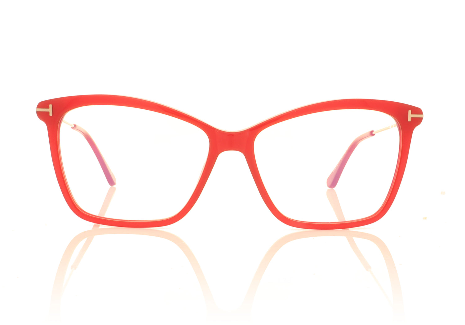 Tom Ford FT5687-B/V TF5687 075 Red Glasses - Front