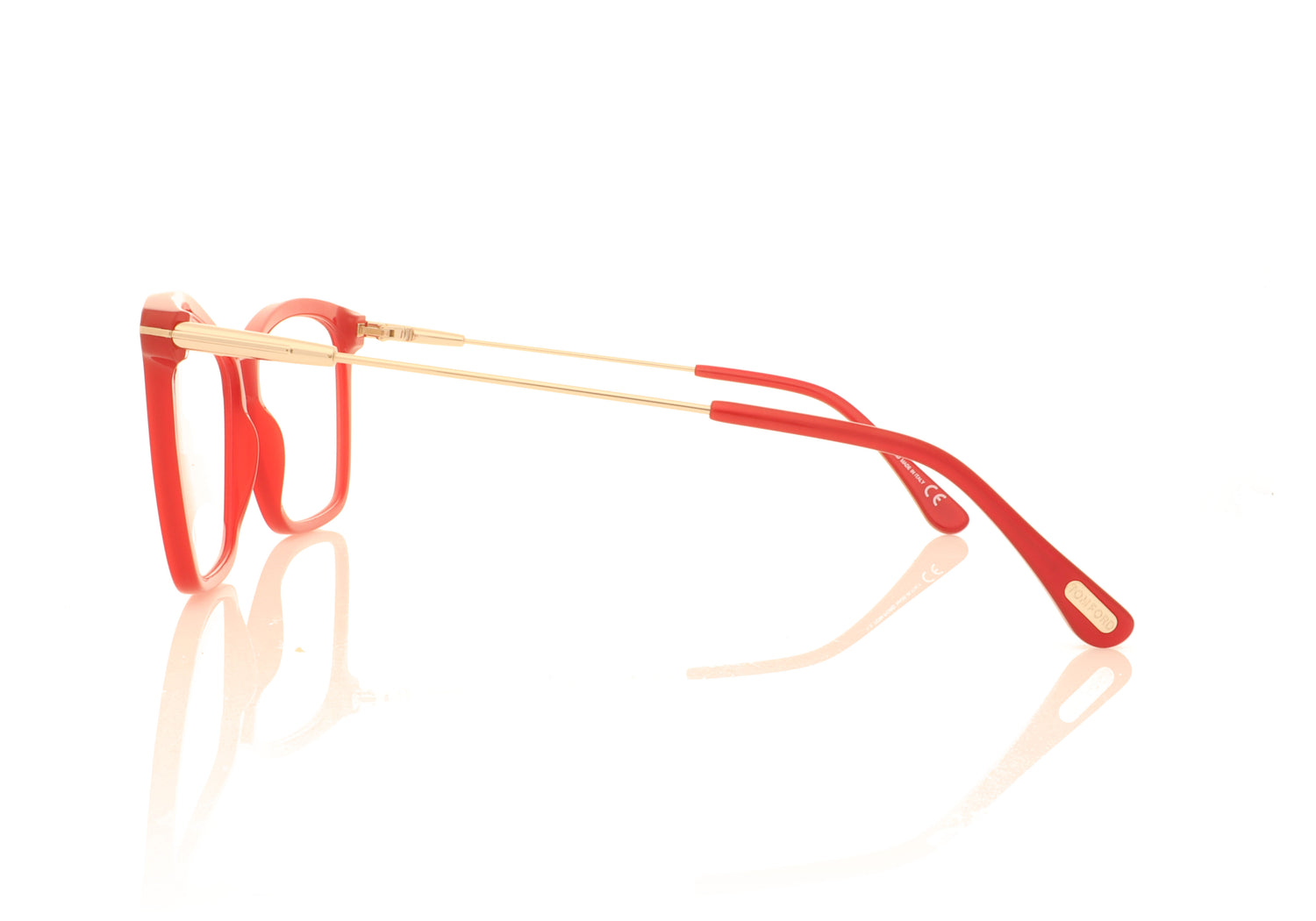 Tom Ford FT5687-B/V TF5687 075 Red Glasses - Side