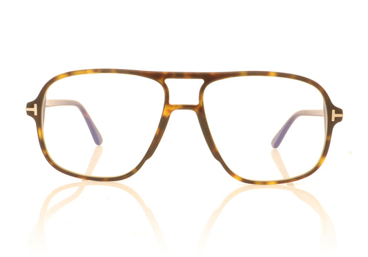Tom Ford FT5737-B/V TF5737 052 Tortoise Glasses - Front