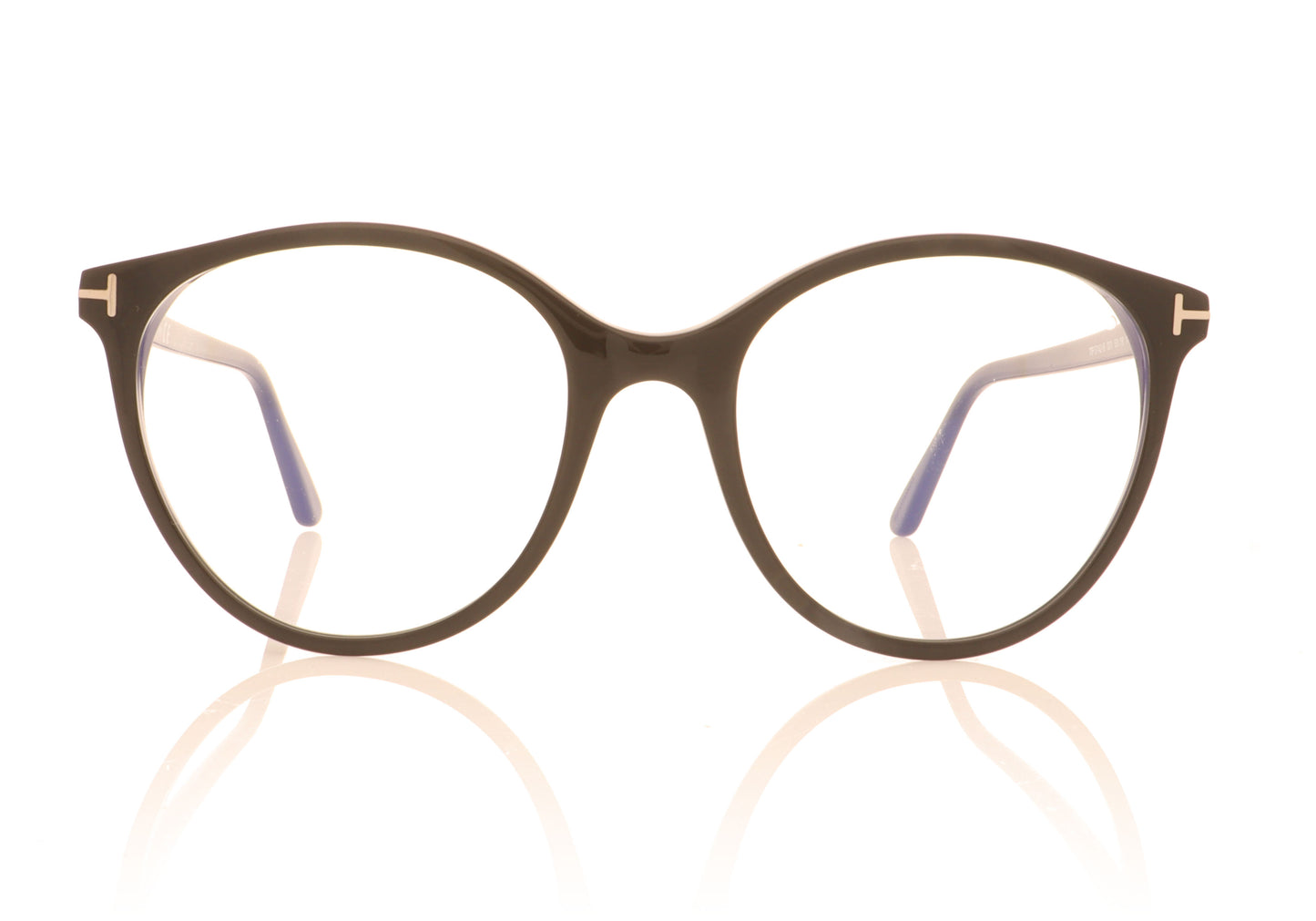 Tom Ford FT5742-B/V TF5742 001 Black Glasses - Front
