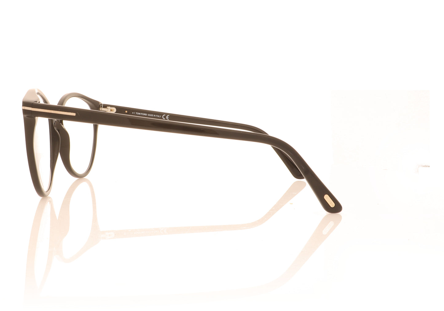 Tom Ford FT5742-B/V TF5742 001 Black Glasses - Side