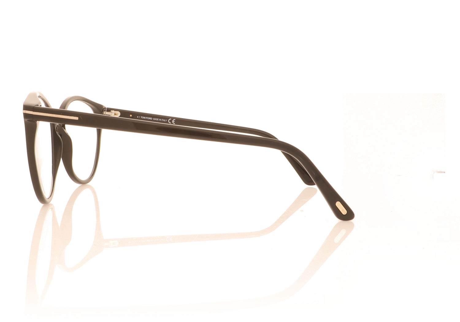Tom Ford FT5742-B/V TF5742 001 Black Glasses - Side