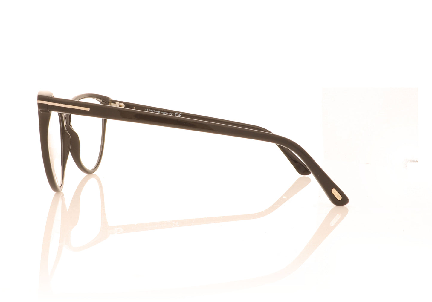 Tom Ford FT5743-B/V TF5743 001 Black Glasses - Side