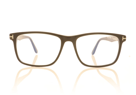 Tom Ford TF5752 001 Black Glasses - Front