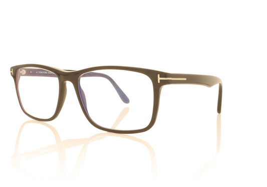 Tom Ford TF5752 001 Black Glasses - Angle
