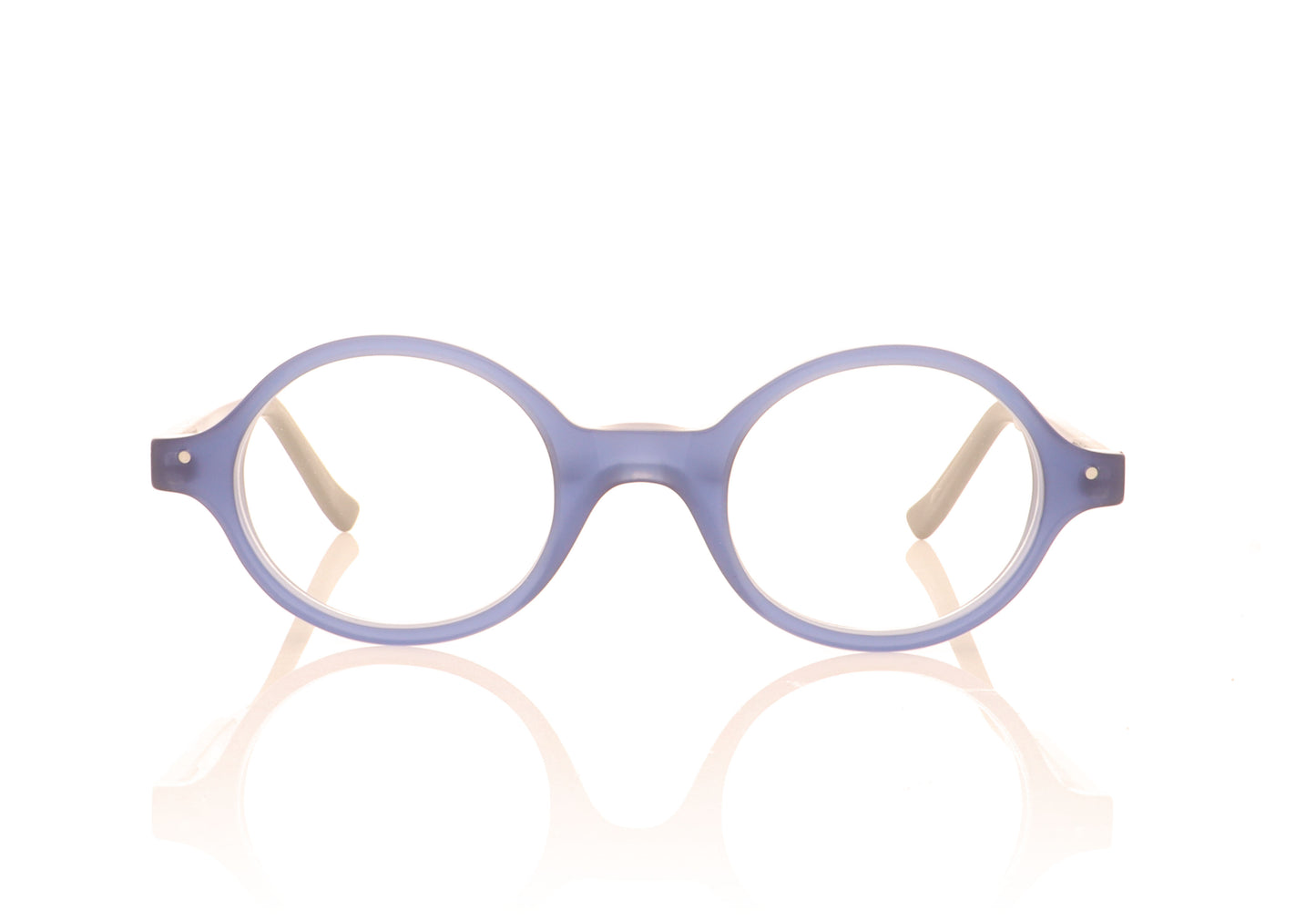 Very French Gangsters Very Smart 1 079 Chambray Blue Glasses - Front