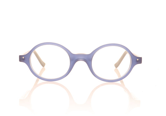 Very French Gangsters Very Smart 1 079 Chambray Blue Glasses - Front