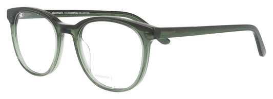 ProDesign Horisont 3/9535 Black and Green Glasses - Angle