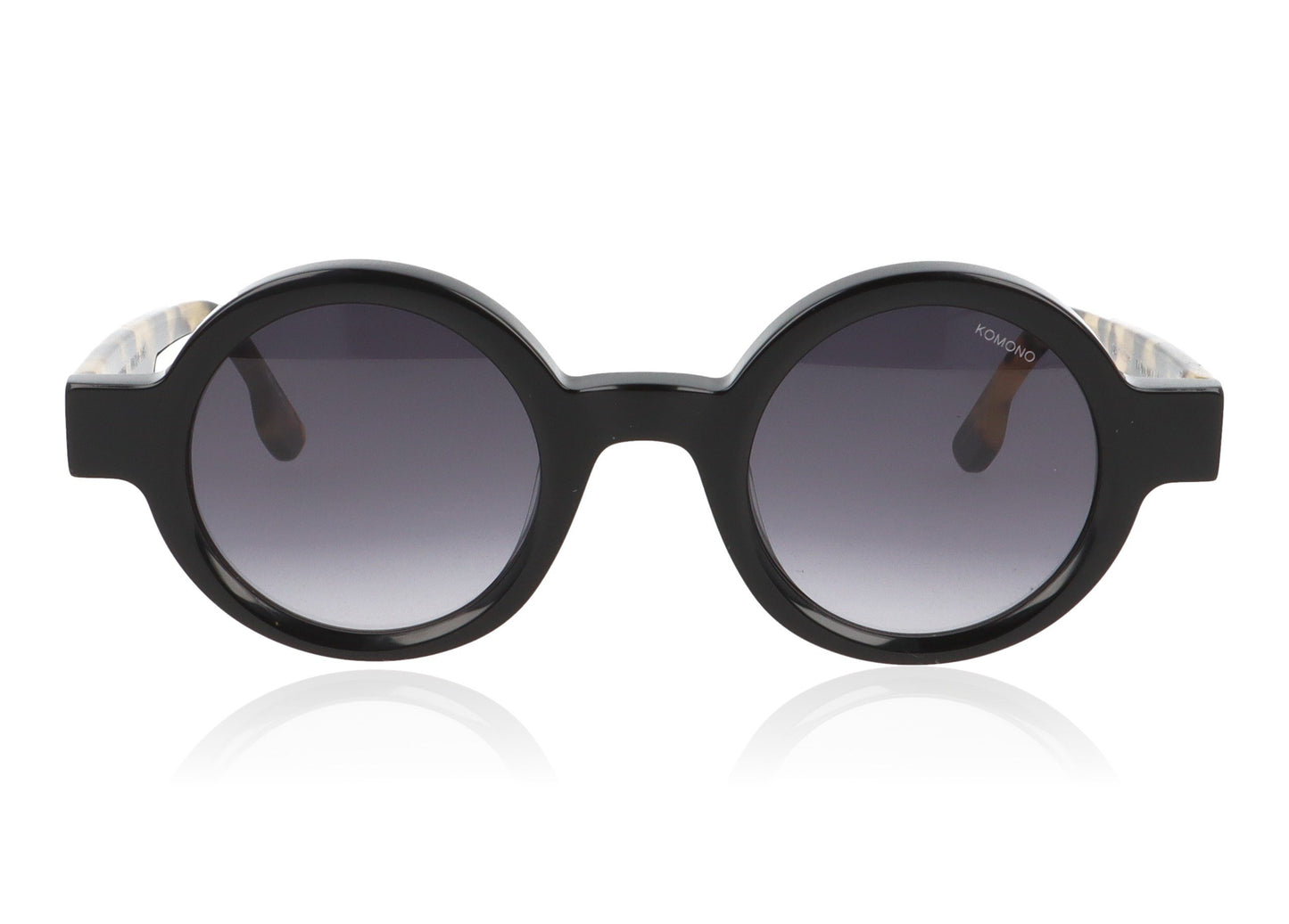 KOMONO The Adrian blk1t Black Sunglasses - Front