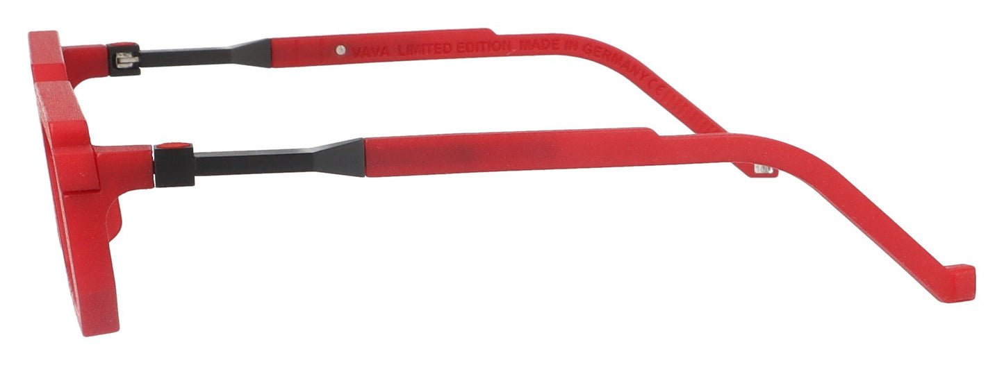 VAVA Collaborations Label CL0020 0020 Red Glasses - Side