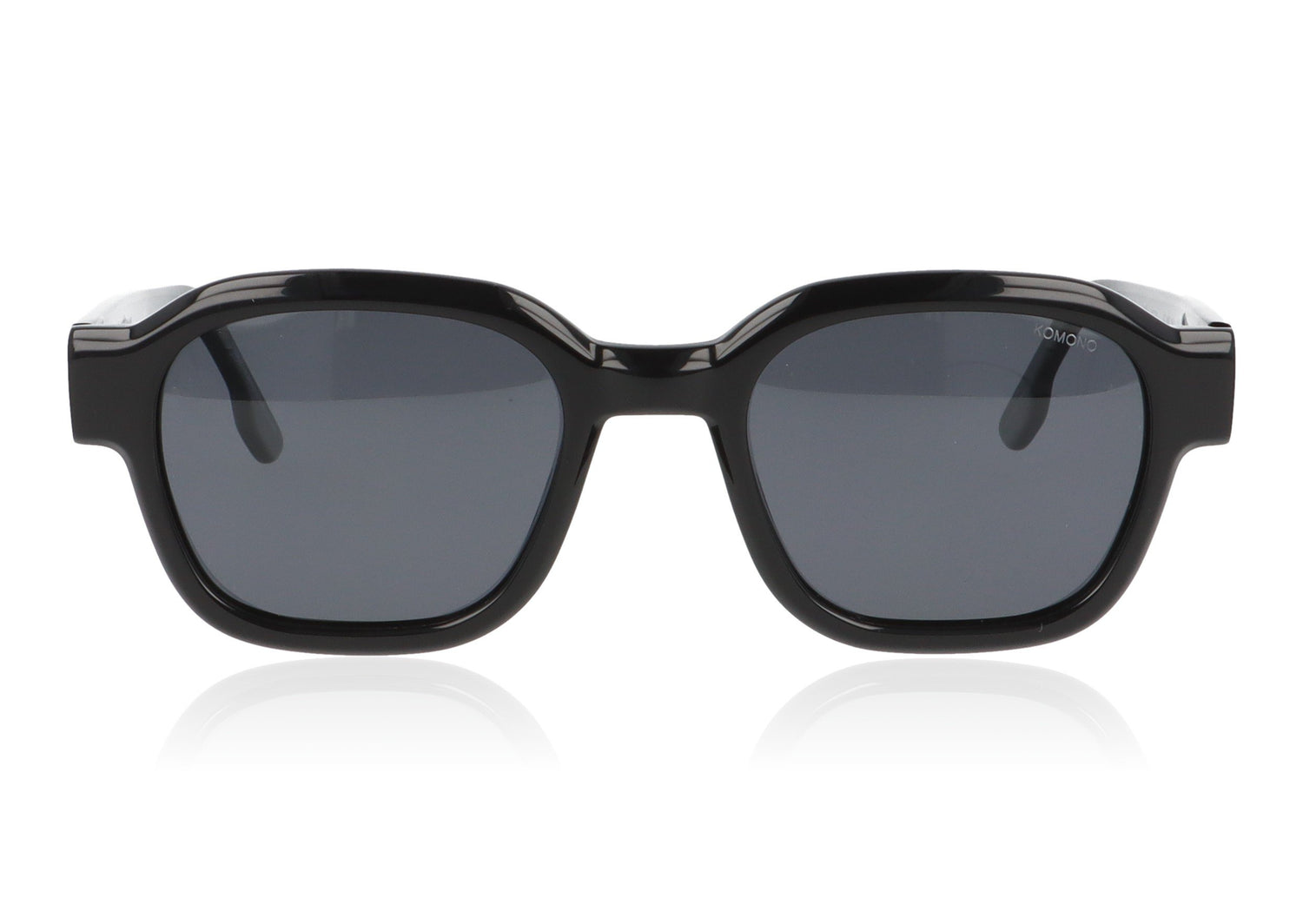 KOMONO The Jeff BLK1 Black Sunglasses - Front