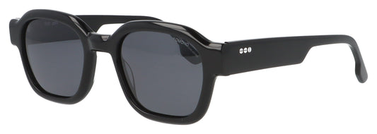 KOMONO The Jeff BLK1 Black Sunglasses - Angle