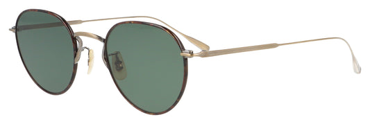 Eyevan 7285 Fairway AG-C C Gold Tortoise Sunglasses - Angle