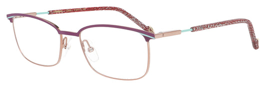 Etnia Barcelona Larimar CUBX Rose Gold and Purple Mixture Glasses - Angle