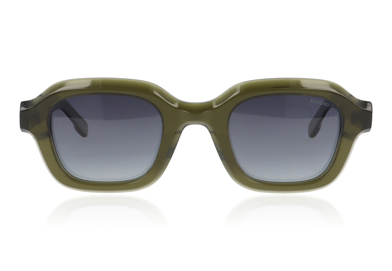 KOMONO WILL MOSS G1 Green Sunglasses - Front